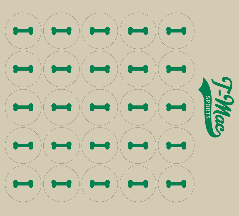 Dog Bone Mini Award Decals (2)