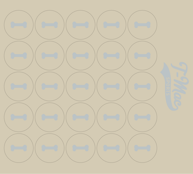 Dog Bone Mini Award Decals (2)