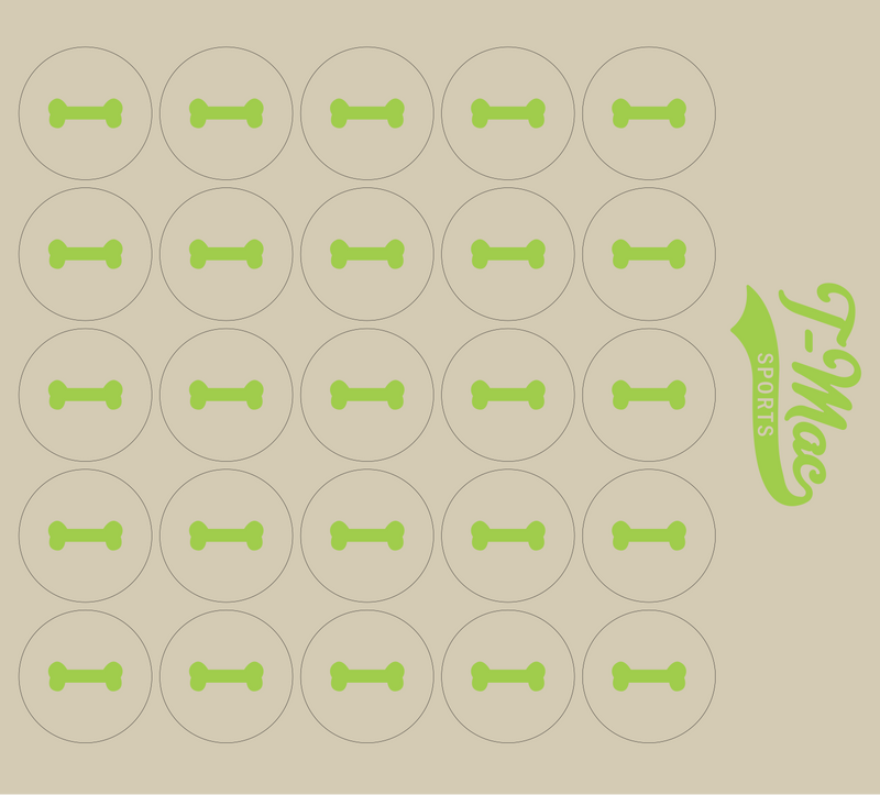 Dog Bone Mini Award Decals (2)