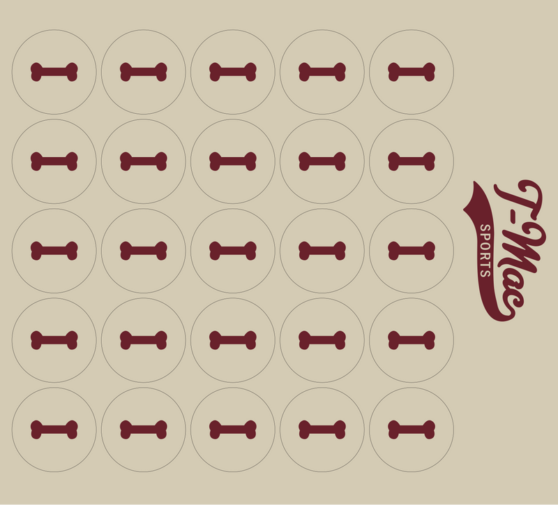 Dog Bone Mini Award Decals (2)