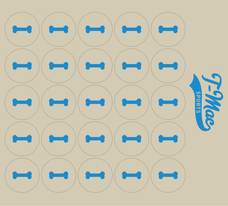 Dog Bone Mini Award Decals (2)