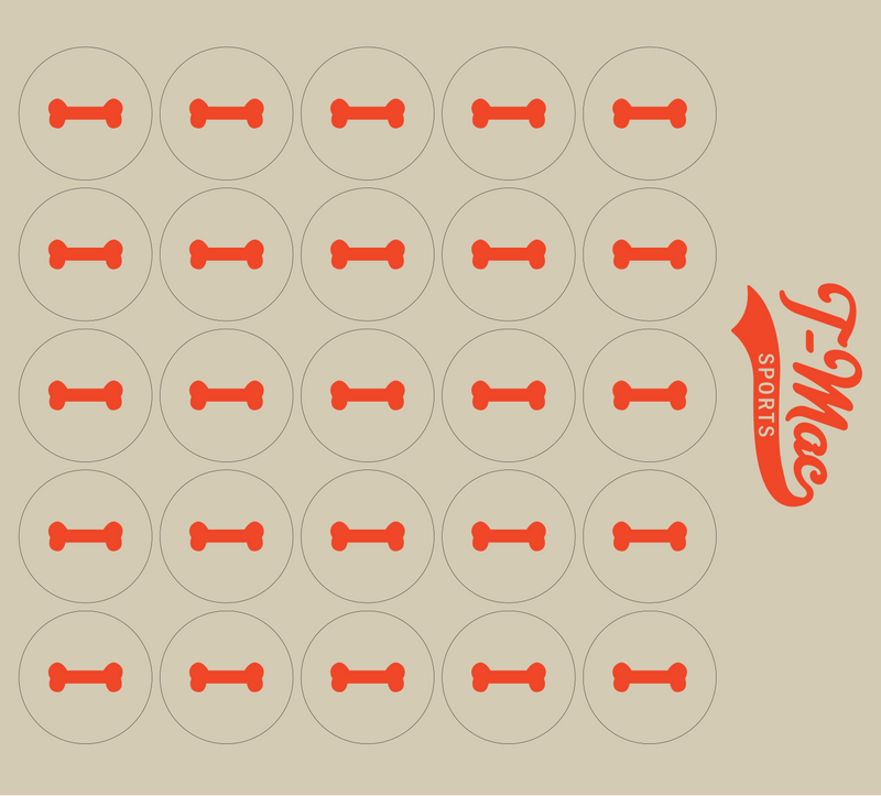 Dog Bone Mini Award Decals (2)