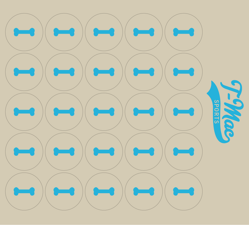 Dog Bone Mini Award Decals (2)