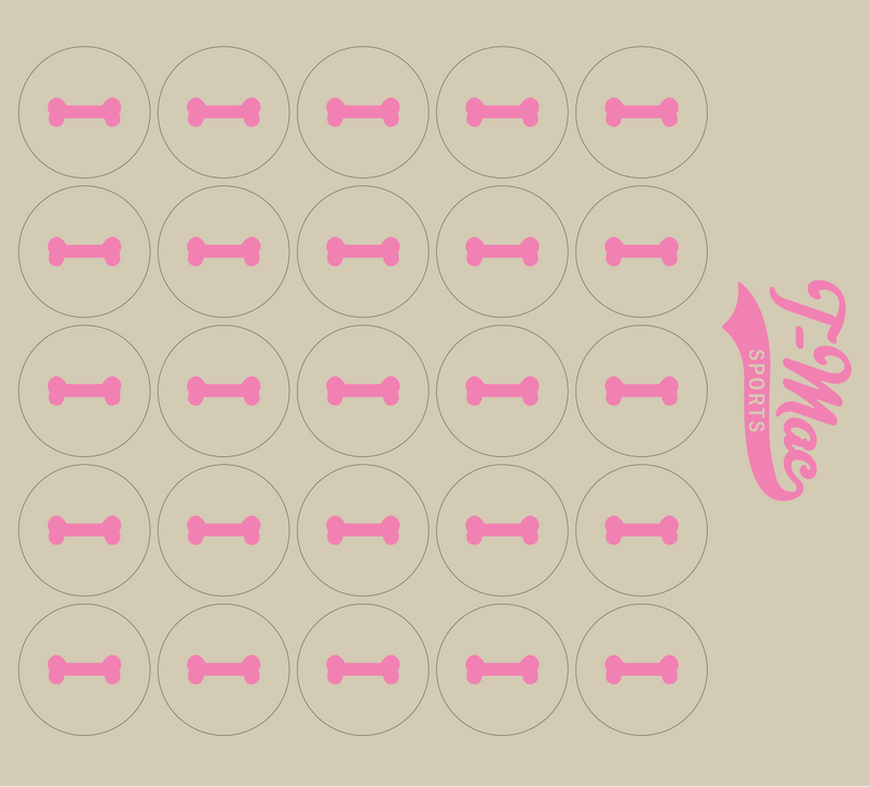 Dog Bone Mini Award Decals (2)