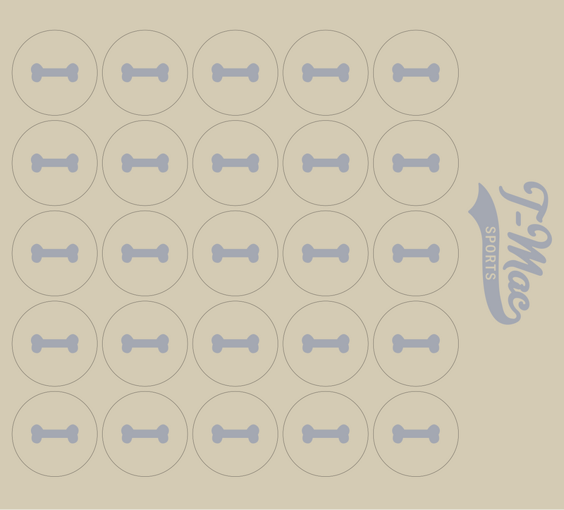 Dog Bone Mini Award Decals (2)
