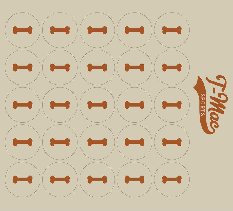 Dog Bone Mini Award Decals (2)