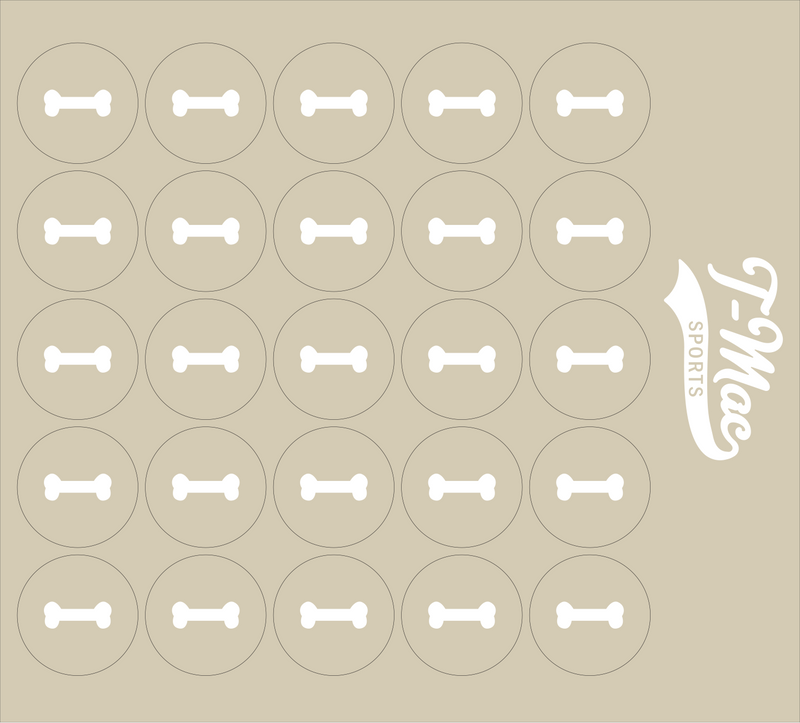 Dog Bone Mini Award Decals (2)