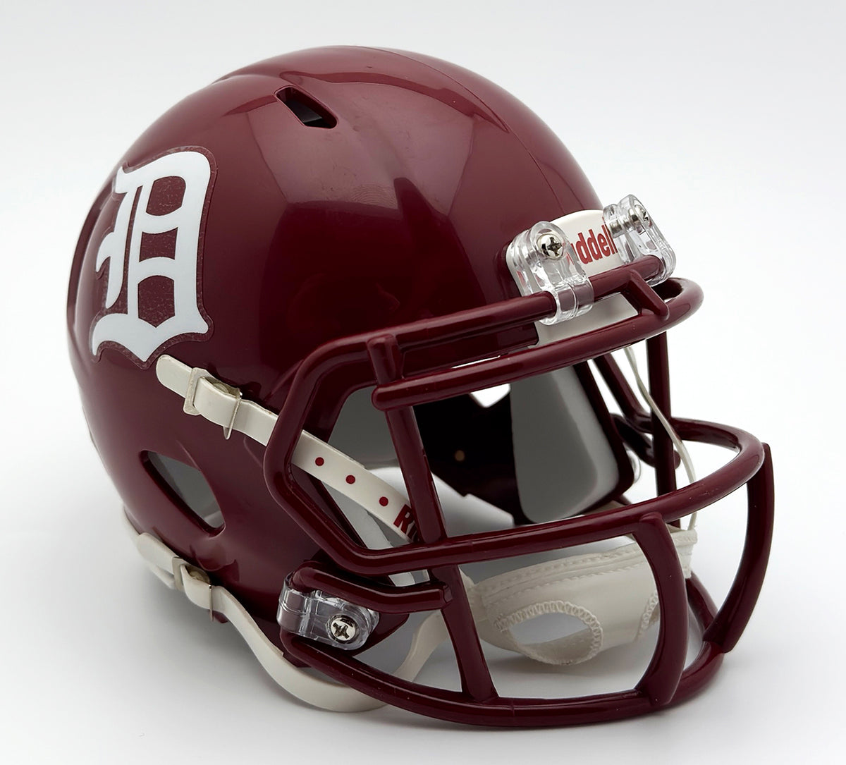 beaver local retro football helmet Dover (OH) (Alternate) High School Mini Football Helmet — T-Mac Sports