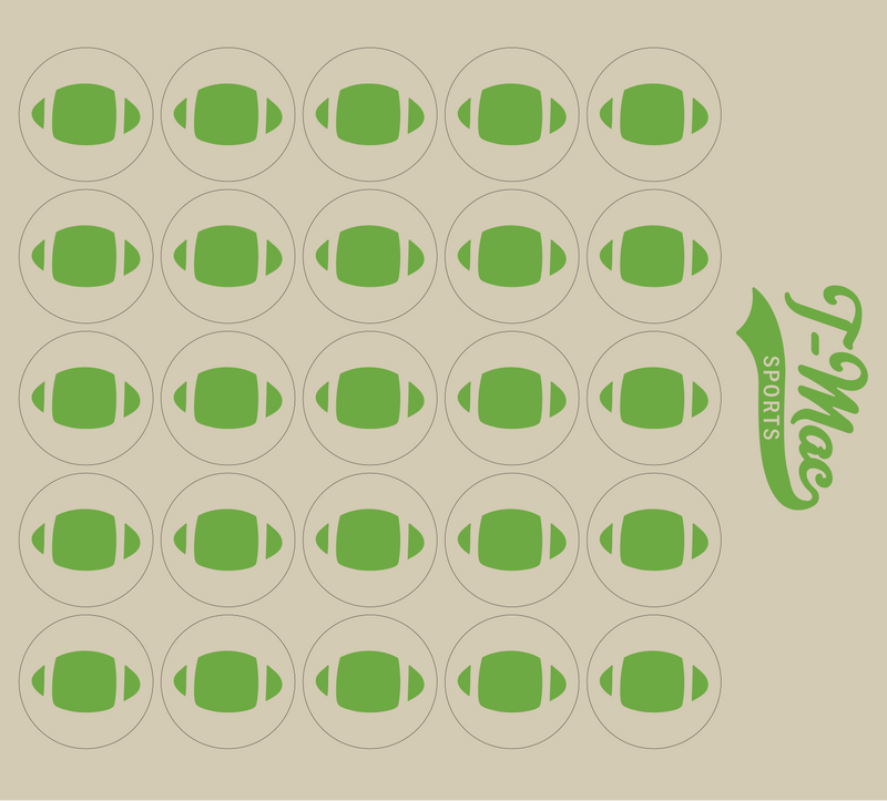 Football Mini Award Decals (2)