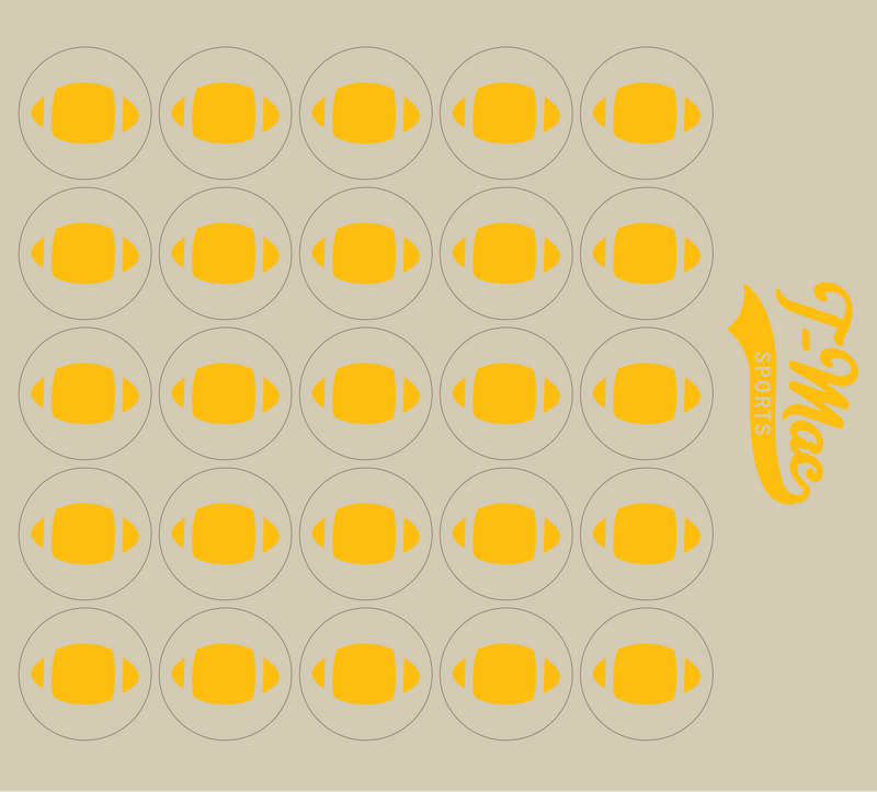 Football Mini Award Decals (2)