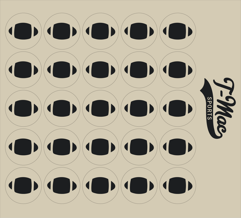 Football Mini Award Decals (2)