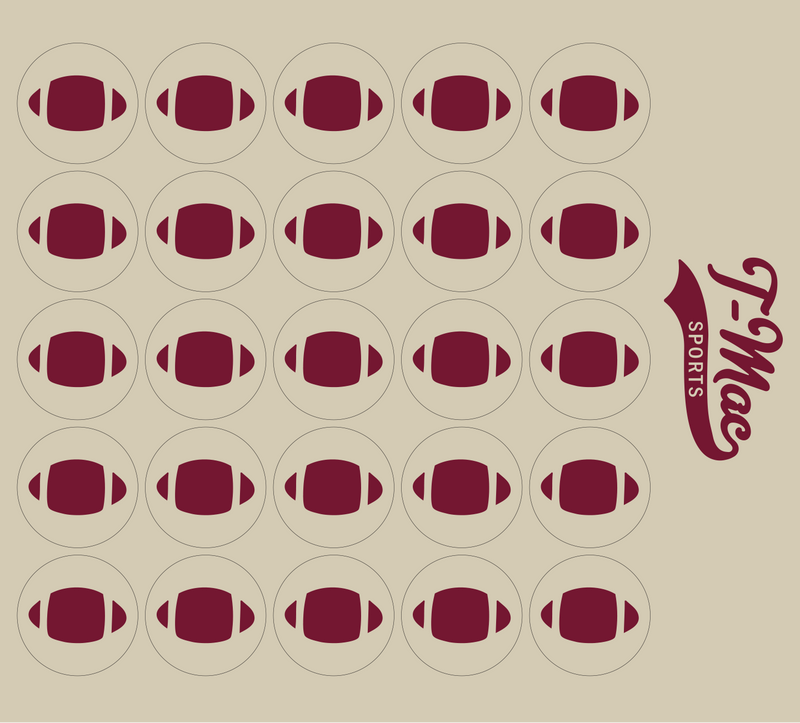Football Mini Award Decals (2)