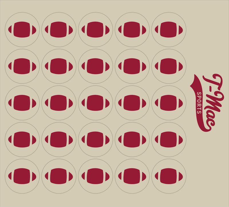 Football Mini Award Decals (2)