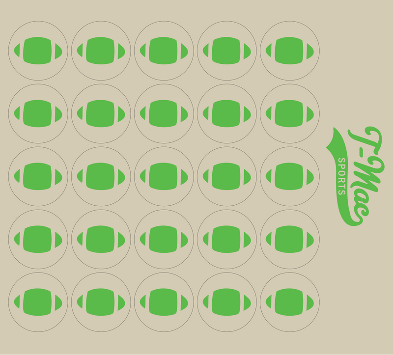 Football Mini Award Decals (2)
