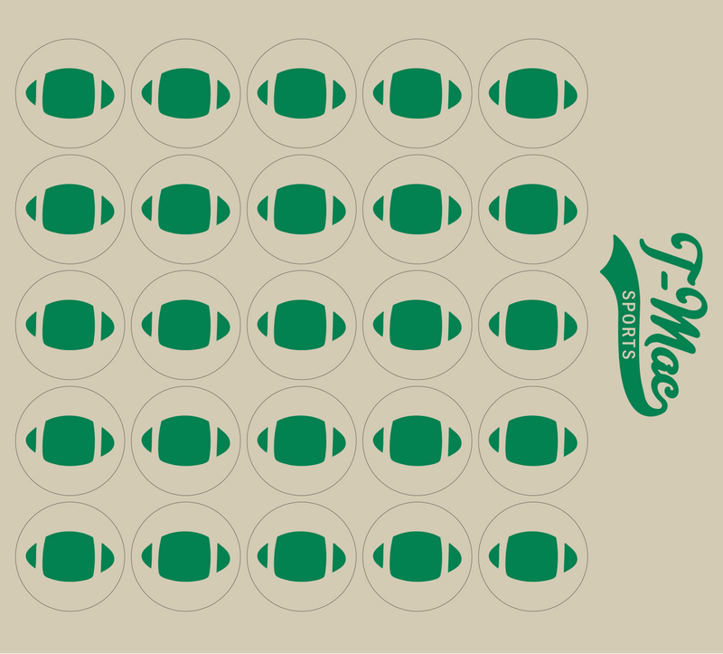 Football Mini Award Decals (2)
