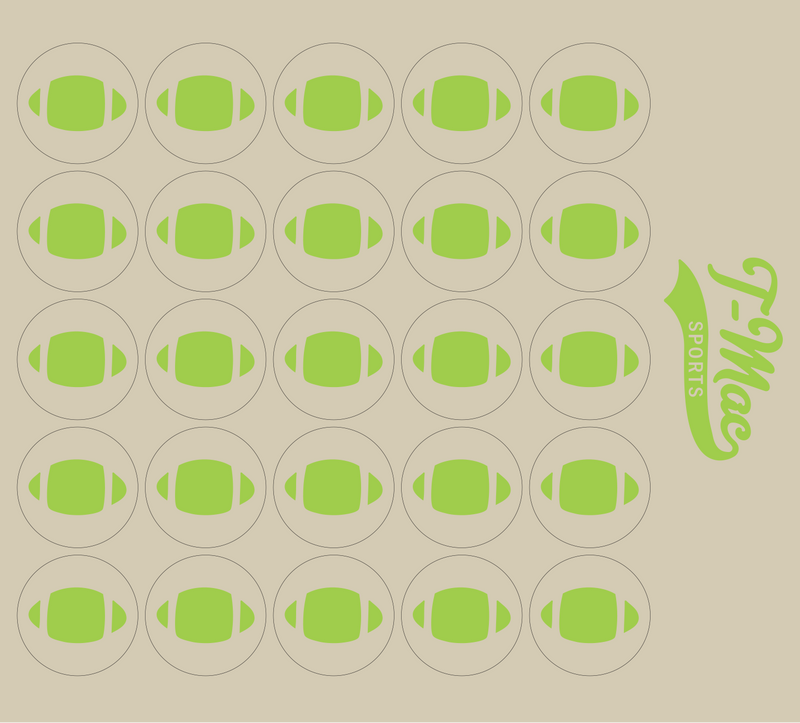 Football Mini Award Decals (2)