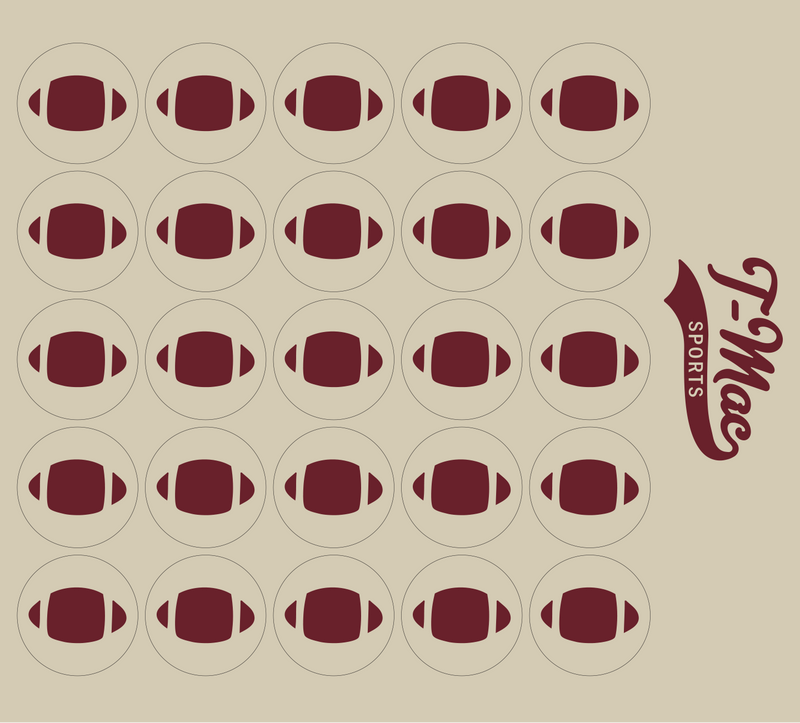 Football Mini Award Decals (2)