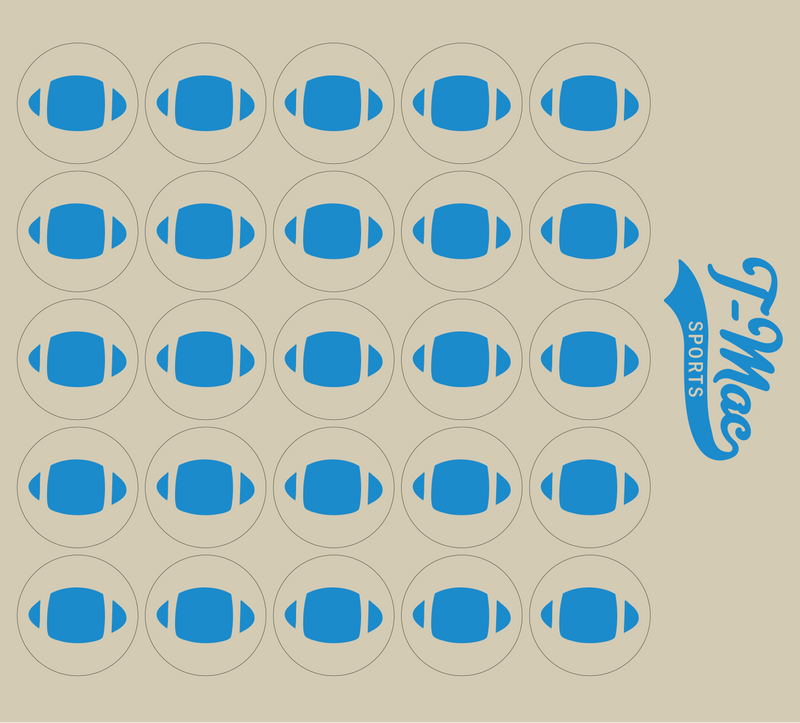 Football Mini Award Decals (2)