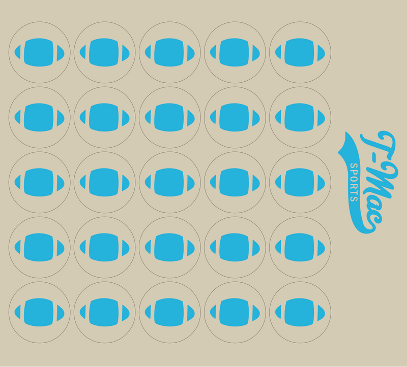 Football Mini Award Decals (2)