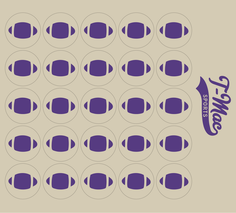 Football Mini Award Decals (2)