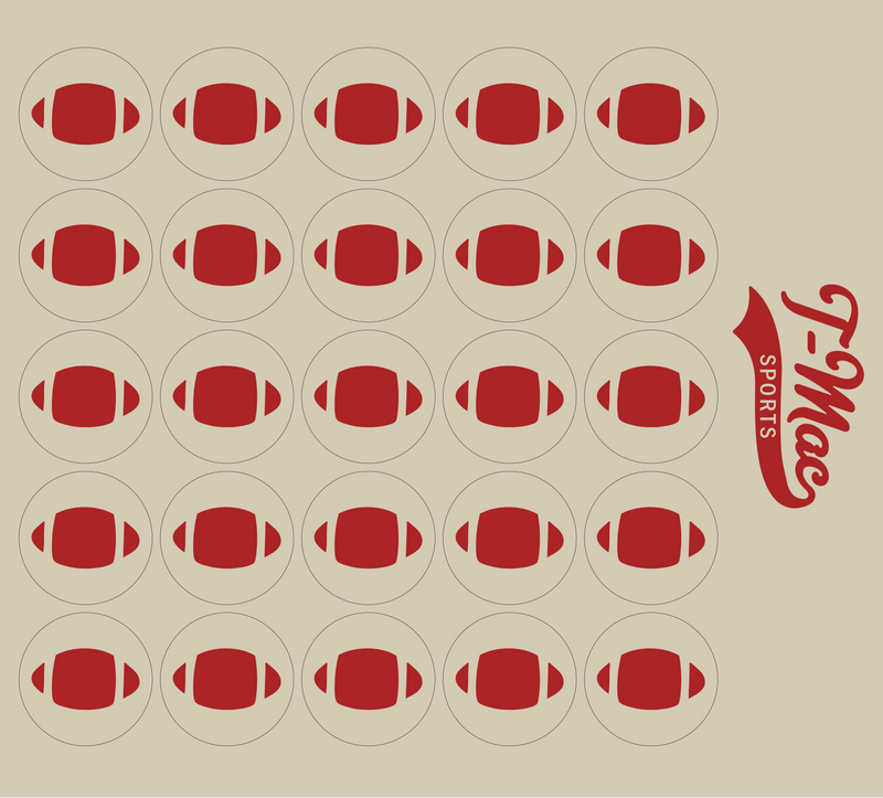 Football Mini Award Decals (2)