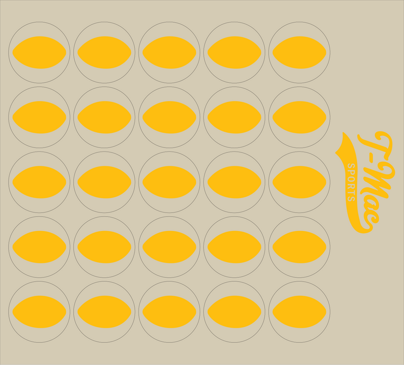 Football Mini Award Decals (3)