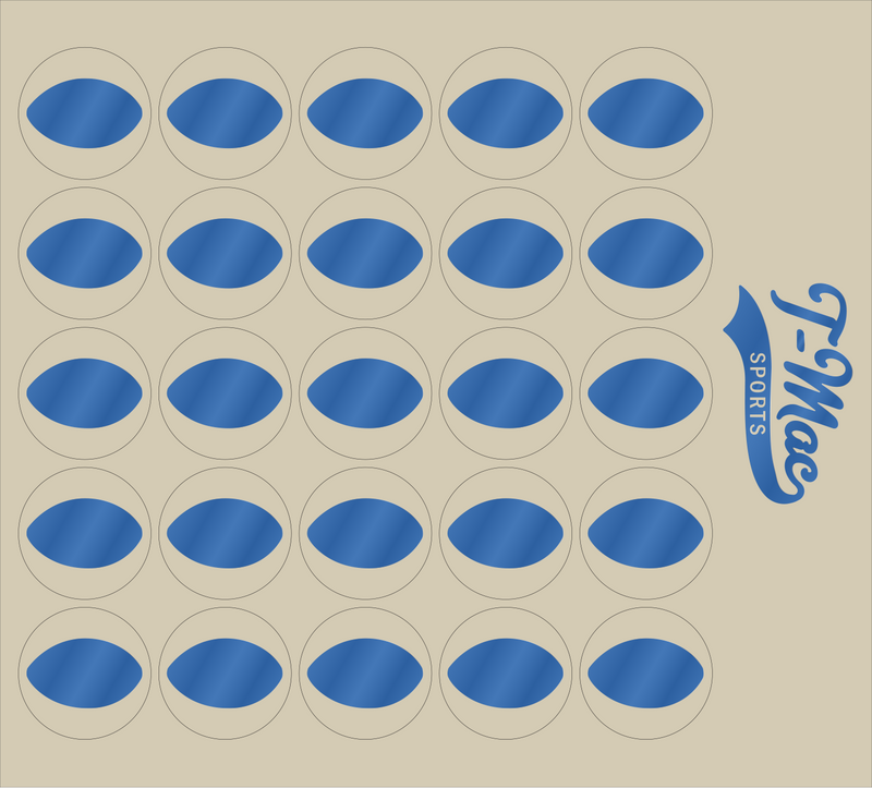 Football Mini Award Decals (3)