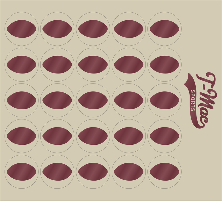 Football Mini Award Decals (3)