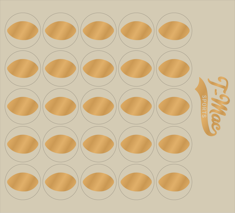 Football Mini Award Decals (3)