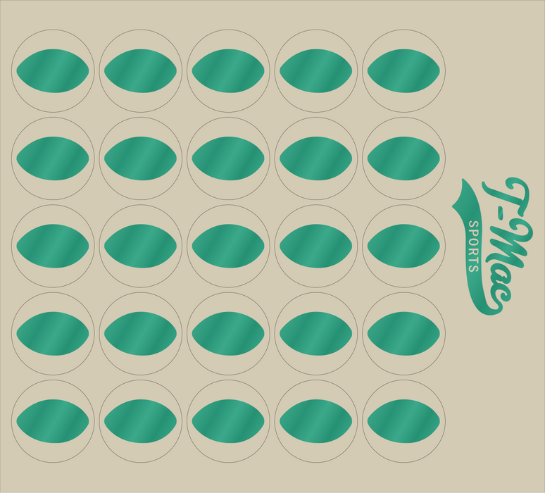 Football Mini Award Decals (3)
