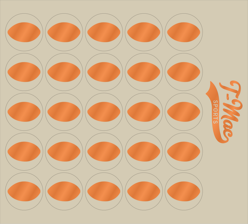 Football Mini Award Decals (3)