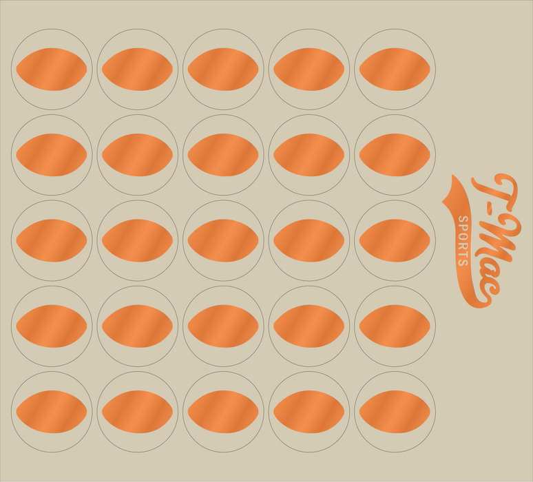Football Mini Award Decals (3)