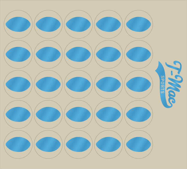Football Mini Award Decals (3)