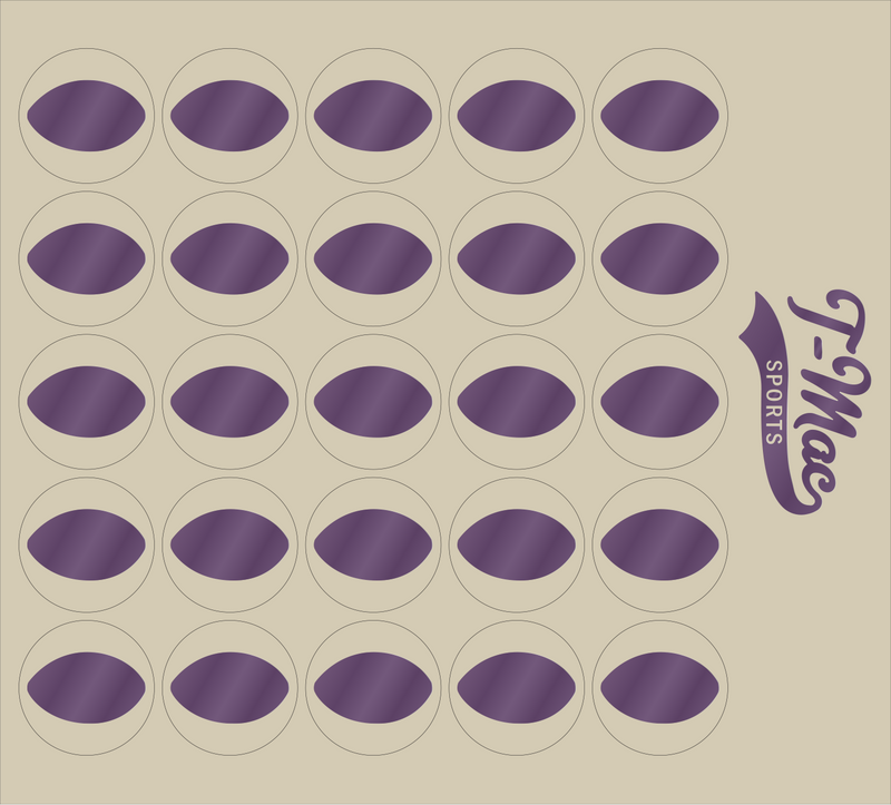 Football Mini Award Decals (3)