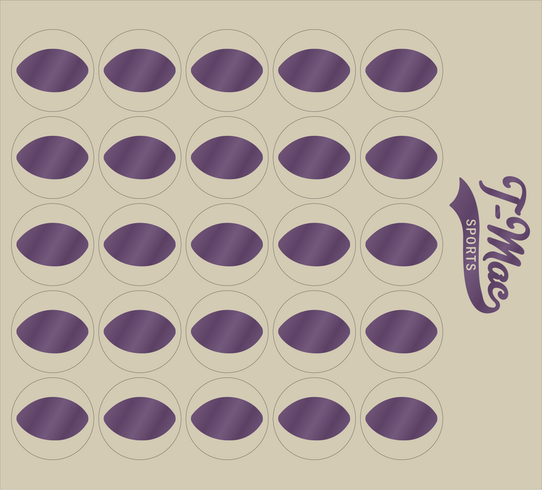 Football Mini Award Decals (3)