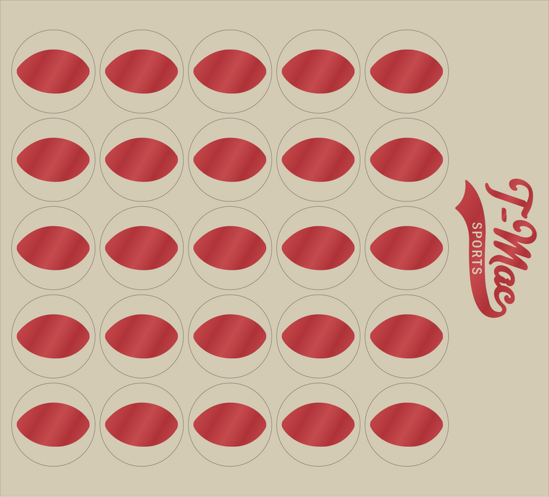 Football Mini Award Decals (3)