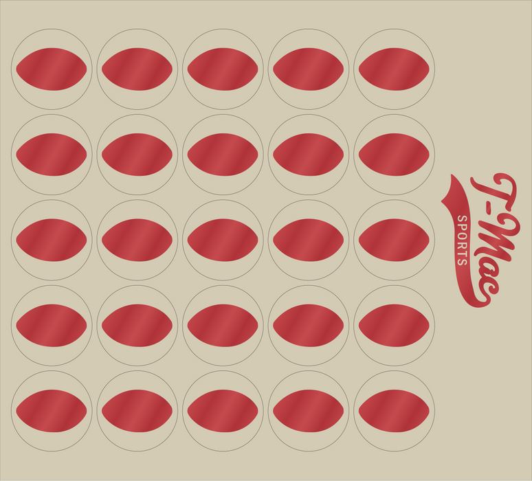Football Mini Award Decals (3)