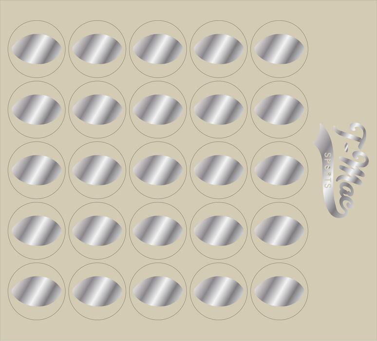 Football Mini Award Decals (3)
