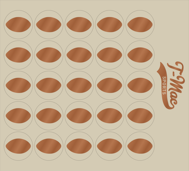 Football Mini Award Decals (3)