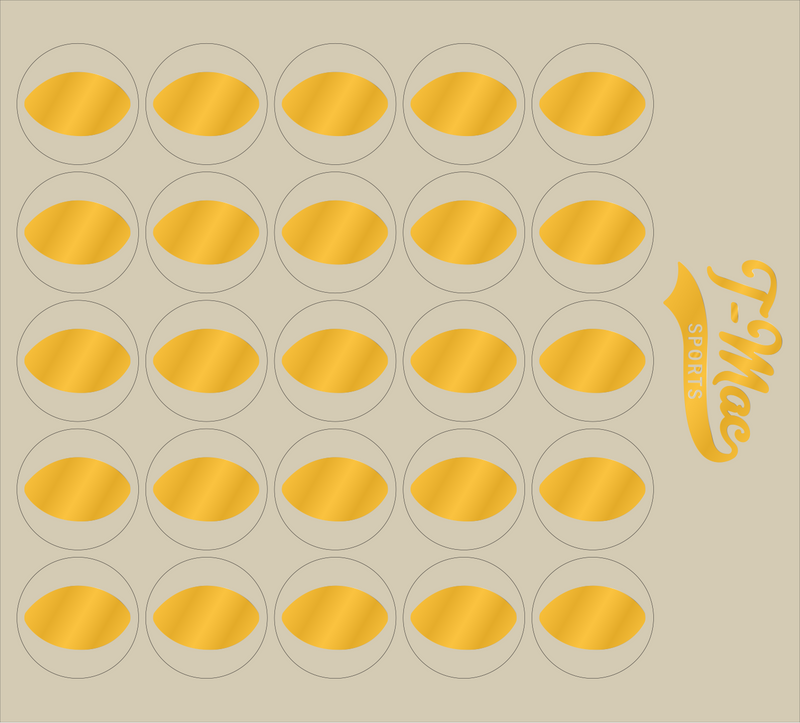 Football Mini Award Decals (3)