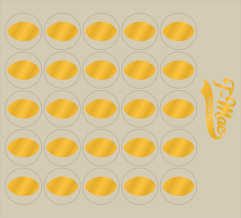 Football Mini Award Decals (3)