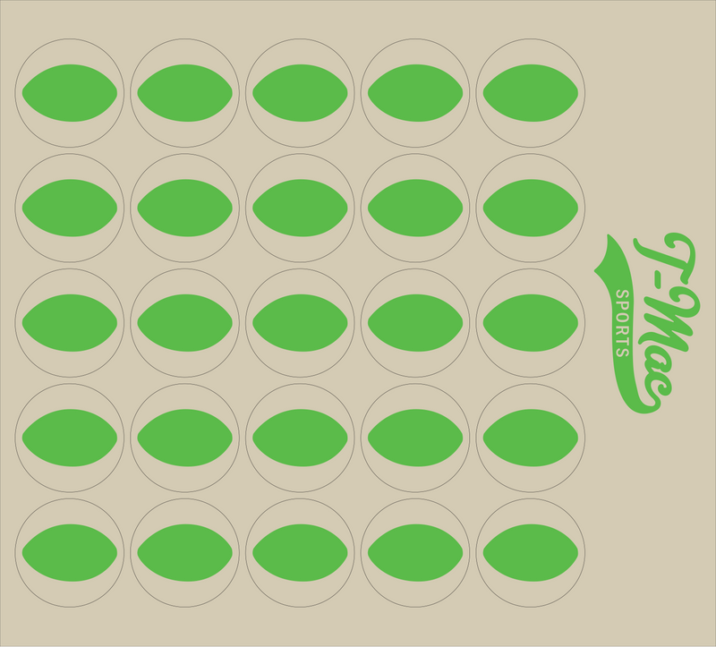 Football Mini Award Decals (3)