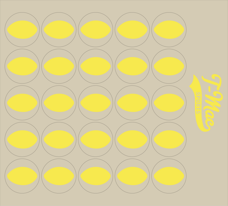 Football Mini Award Decals (3)