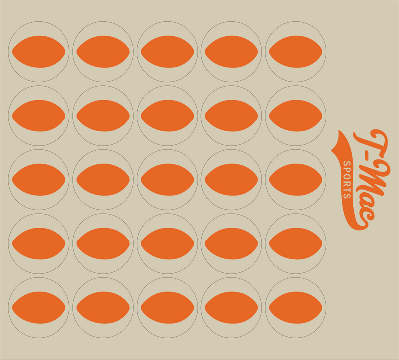 Football Mini Award Decals (3)