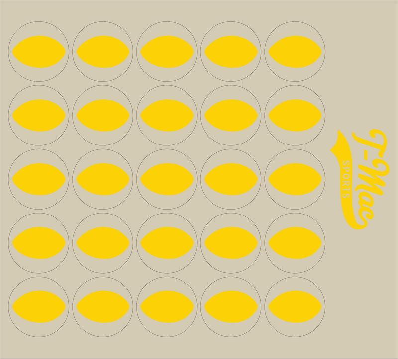 Football Mini Award Decals (3)
