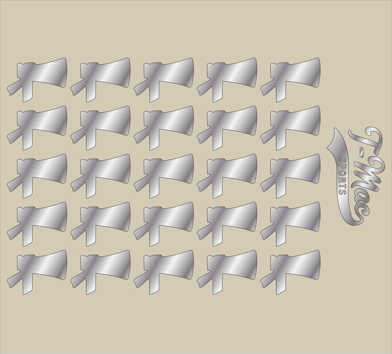 Hatchet Mini Award Decals (2)