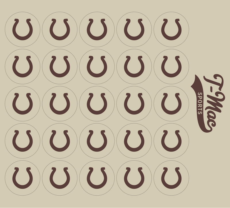 Horseshoe Mini Award Decals