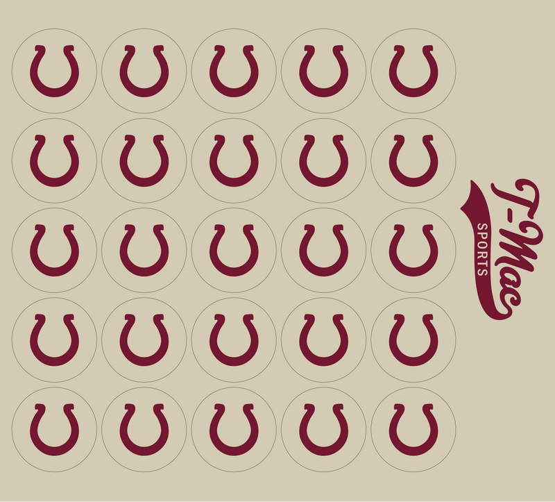 Horseshoe Mini Award Decals
