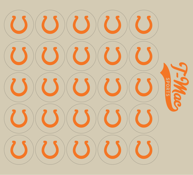Horseshoe Mini Award Decals