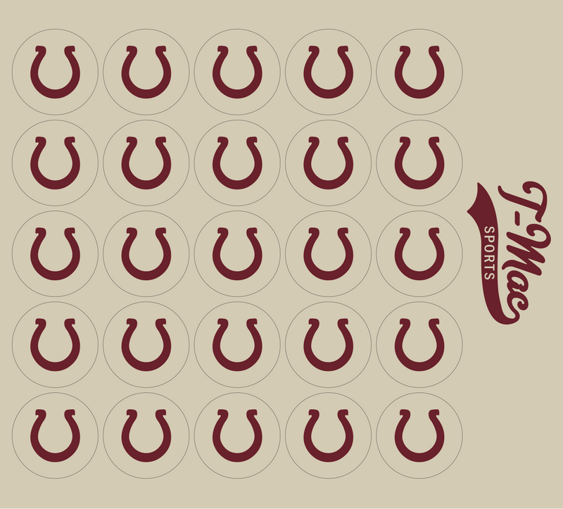 Horseshoe Mini Award Decals